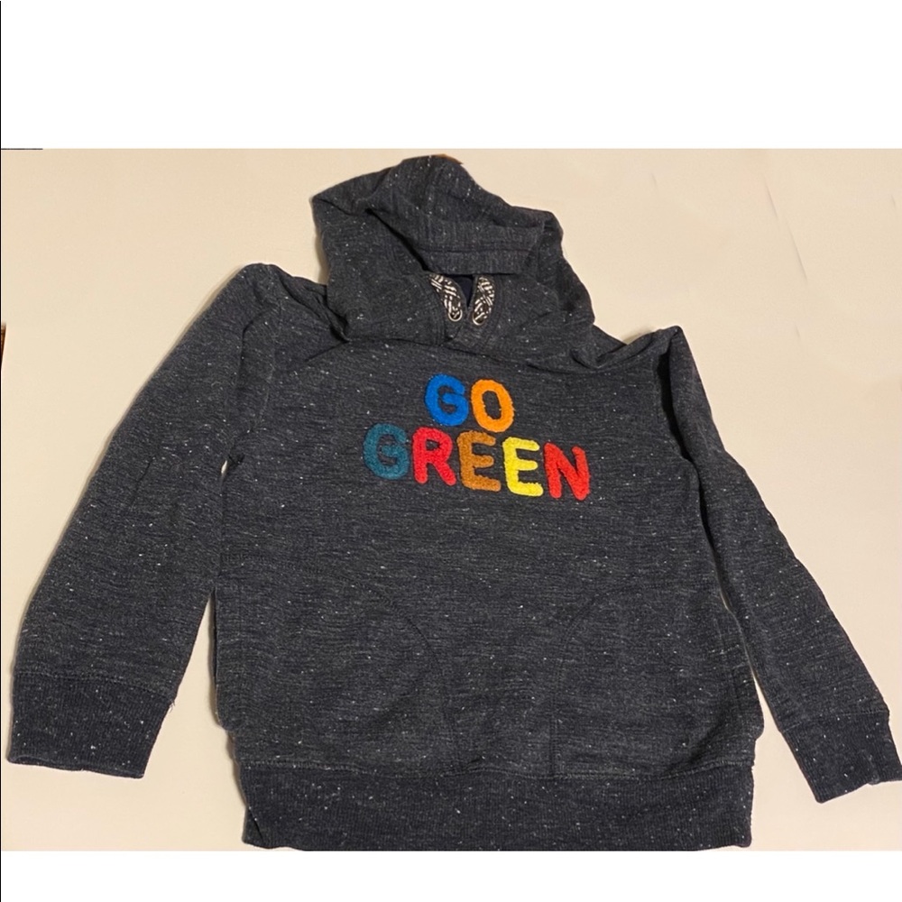 Kid Cat&Jack Hooded Sweatshirt - pockets Go Green